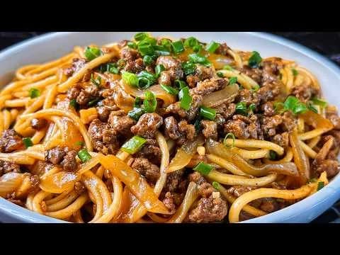 양파 소고기 볶음면