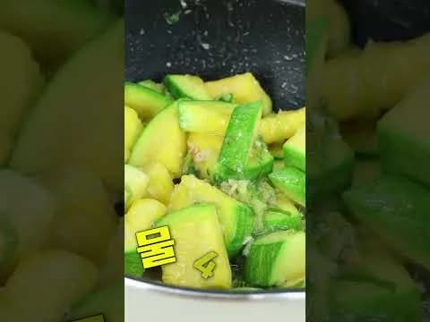 둥근호박볶음