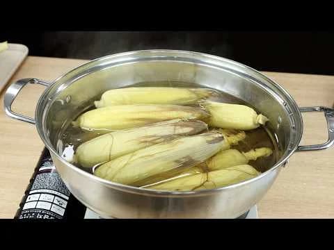 찰옥수수 삶기