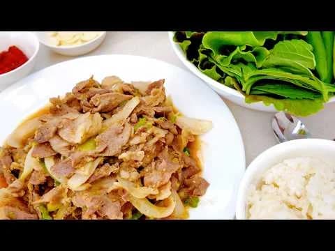 기사식당 돼지불백 황금레시피