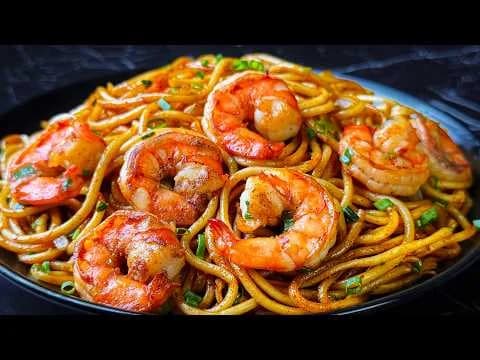 갈릭 쉬림프 차우멘