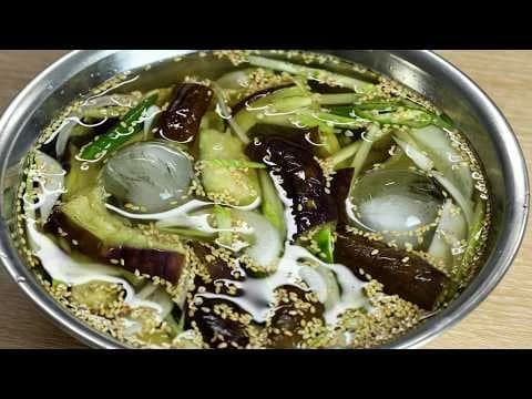 가지냉국 전자레인지 3분