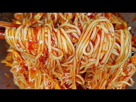 무말랭이 비빔국수
